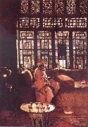 Arthur Melville Arab interior oil painting